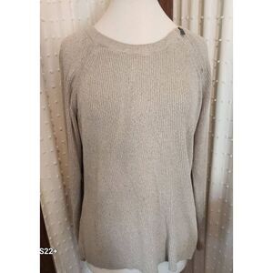 S41 Liz Claiborne sweater with shoulder zip